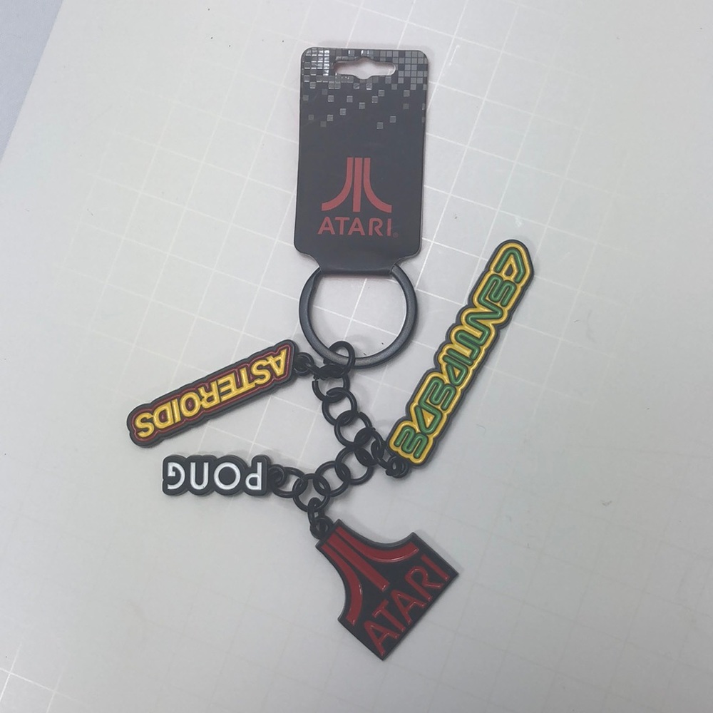 Official Atari Keychain with logo NWT